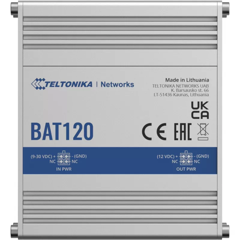 Teltonika Networks Bat120 Katkematu toiteallikas