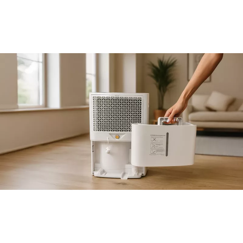 õhukuivati BLAUPUNKT ADH801 — 20 L päevas (max 36 L/24 h), 4,2 L paak, 600 W, R290, LED-ekraan
