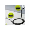 USB-A – Lightning-kaabel GOOBAY 2 m, tekstiilümbris, 3,3 mm läbimõõt, kosmosehall/hõbedane