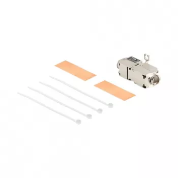 Võrgukaabli ühenduspistmik DeLOCK 88198 LSA-LSA Cat.6A STP 31,6 mm roostevaba teras