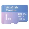 SanDisk Creator MicroSD mälukaart 1TB, kiire andmeedastus kuni 190 MB/s