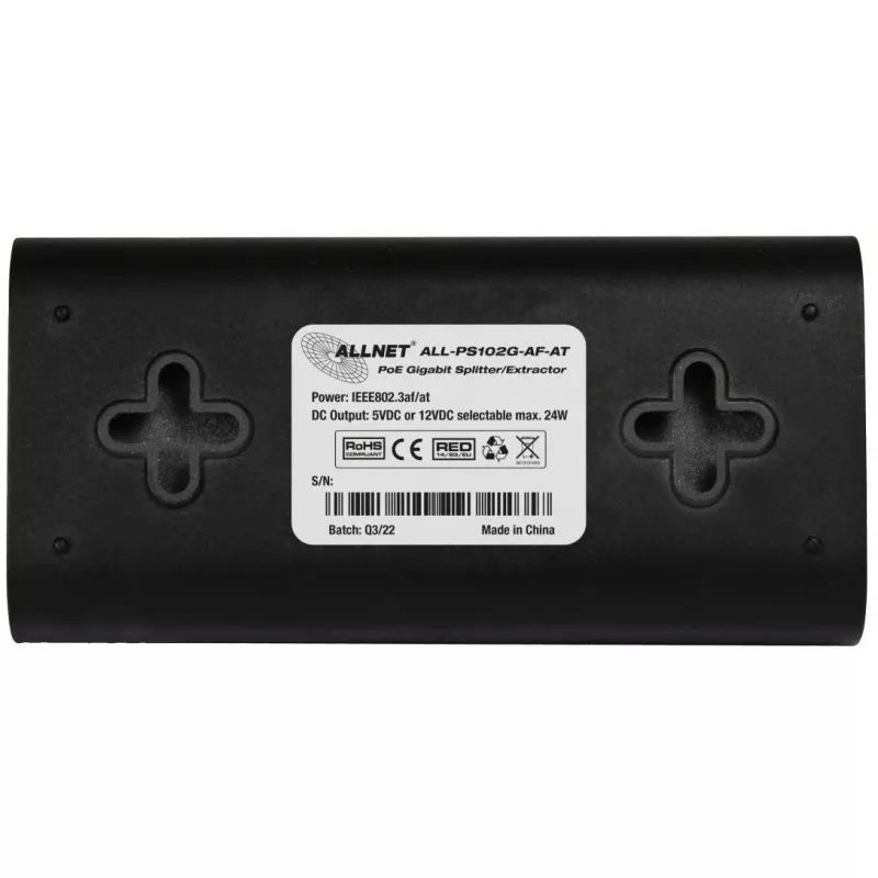 PoE-eraldaja ALLNET ALL-PS102G-AF-AT Gigabit 24W