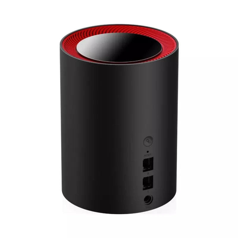 Cudy M3000 2-Pack Kahesageduslik (2,4 GHz / 5 GHz) Wi-Fi 6 (802.11ax) Must, Punane 1 Sisemine