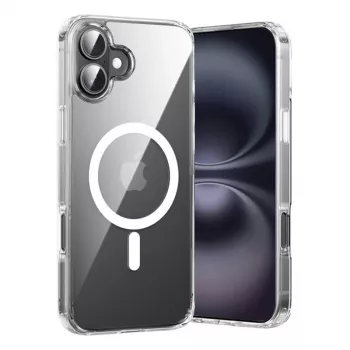 Kaitsev ümbris Vention KUGT0-20 iPhone 16 Plus jaoks, läbipaistev, MagSafe-ühilduv