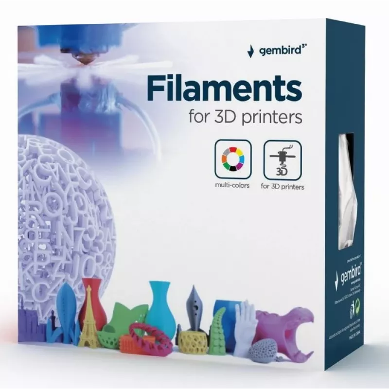 Gembird ABS-filament 1,75 mm, 1 kg, must