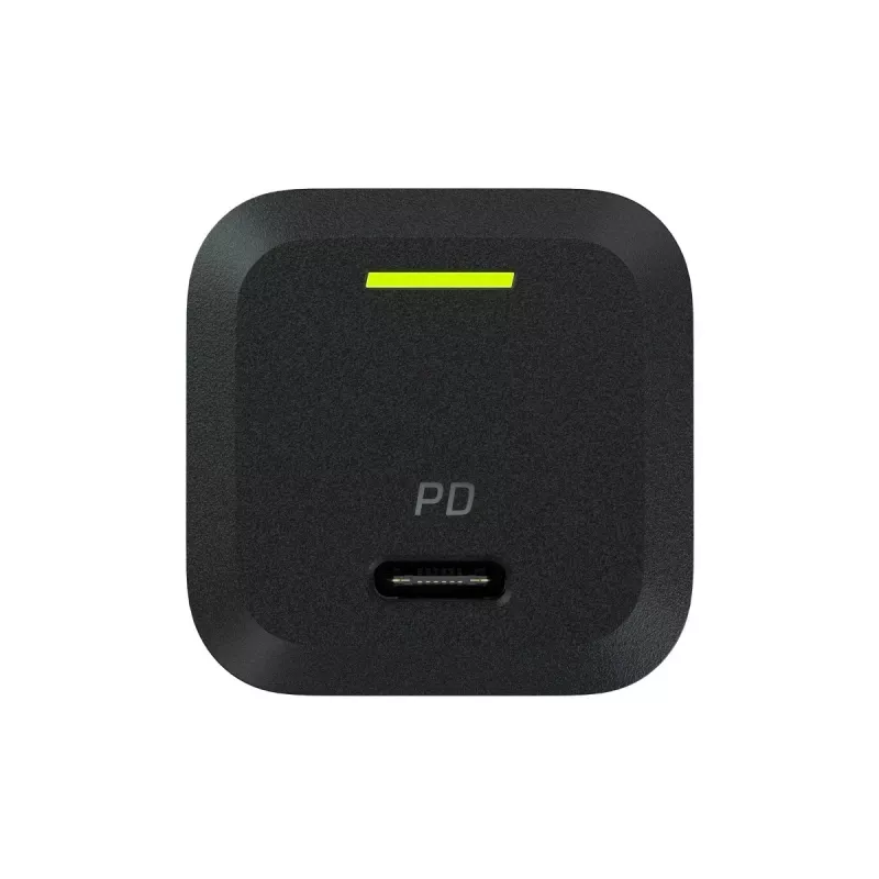Mobiilseadme laadija roheline Cell CHARGC06, USB-C 33W, Quick Charge 3.0, vahelduvvoolu sisend 100–240V, must
