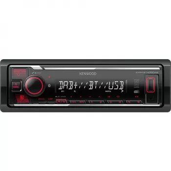 Elektroonika KMM-BT408DAB, must, 1 DIN, 88 W, 4.0 kanalit, 50 W, 20 - 20000 Hz