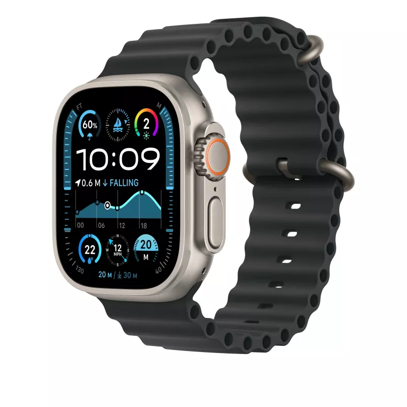 Musta ookeani rihm 49 mm - naturaalse titaanviimistlusega