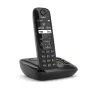Gigaset AS690A analoog/DECT telefon, helistaja ID, must