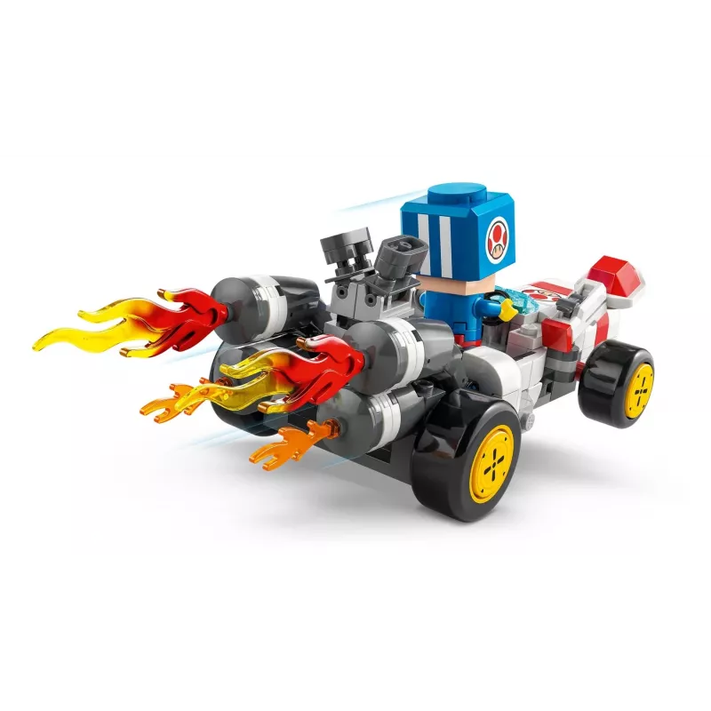 Konstruktsioonimänguasi LEGO komplekt 72035 Super Mario Mario Kart Toadi töökoda, interaktiivsed tasemed ja figuurid
