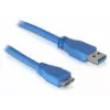 DeLOCK Micro USB 3.0 kaabel 1 m, USB A, 5 Gbit/s, sinine