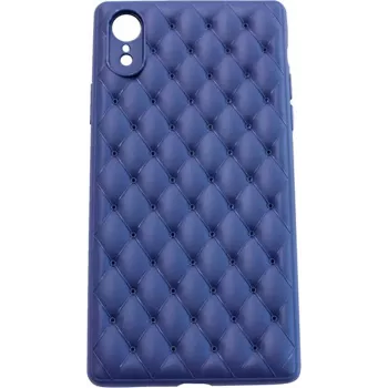 Telefonikott Devia Charming seeria iPhone XR-ile, sinine — kaitsva tagakate