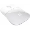 HP Z3700 valge juhtmevaba hiir, mõlemakäeline, optiline, RF-juhtmevaba, 1200 DPI, valge