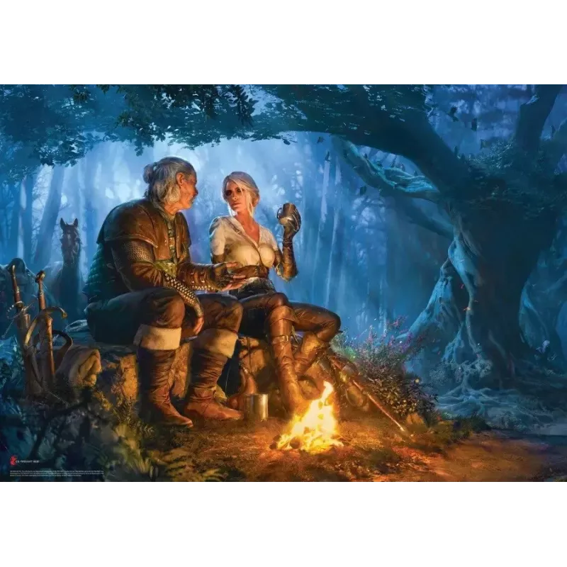 Good Loot Gaming Puzzle: The Witcher Journey of Ciri, 1000 tükki