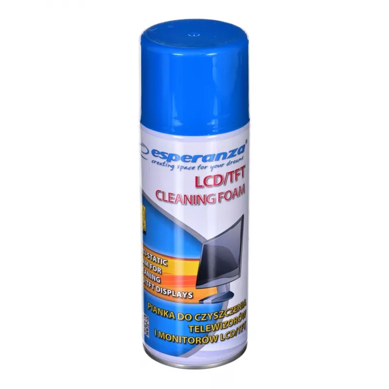 Seadmete puhastusvaht ESPERANZA ES119 — 400 ml LCD/TFT/Plasma ekraanidele, mitmevärviline