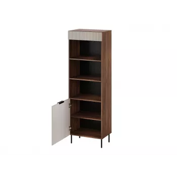 Cama 3 ALMERA Raamaturiiul 60x42x185 pähkel/kašmiir
