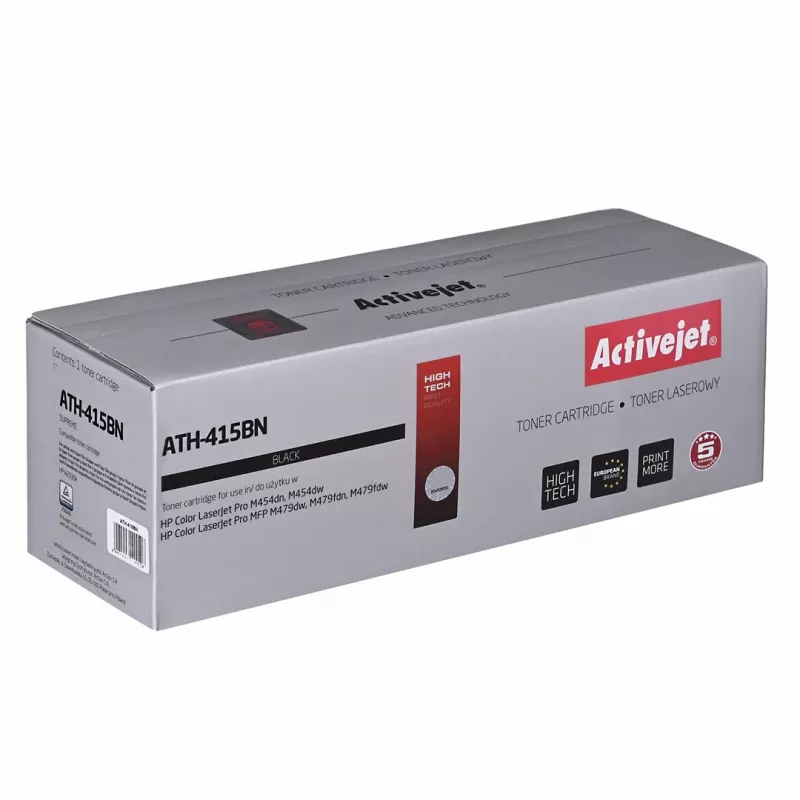 Activejet ATH-415BNX tooner (asendus HP 415X HP415X W2030X; Supreme; 7500 lehekülge; must)
