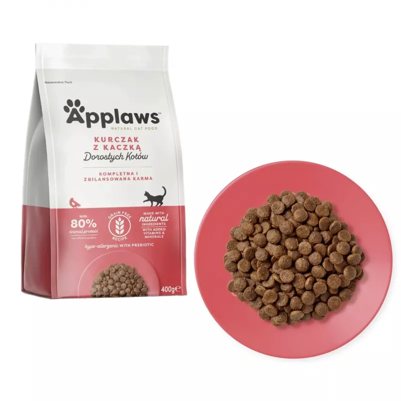 APPLAWS Adult Chicken with duck - kuiv kassitoit - 400g