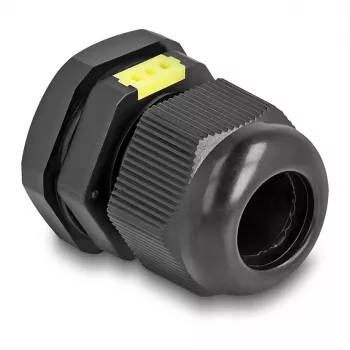 DeLOCK kaabeltihend M20 ventilatsiooniga IP68 tolmu- ja veekindel must 2 tk