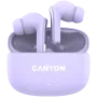 Canyon TWS-9 CNS-TWS9P Kõrvaklapid – Tõeliselt juhtmevabad – Bluetooth 5.4 – In-Ear – 6h + 30h tööaeg – USB-C laadimiskarp – Puutetundlik juhtimine – lilla