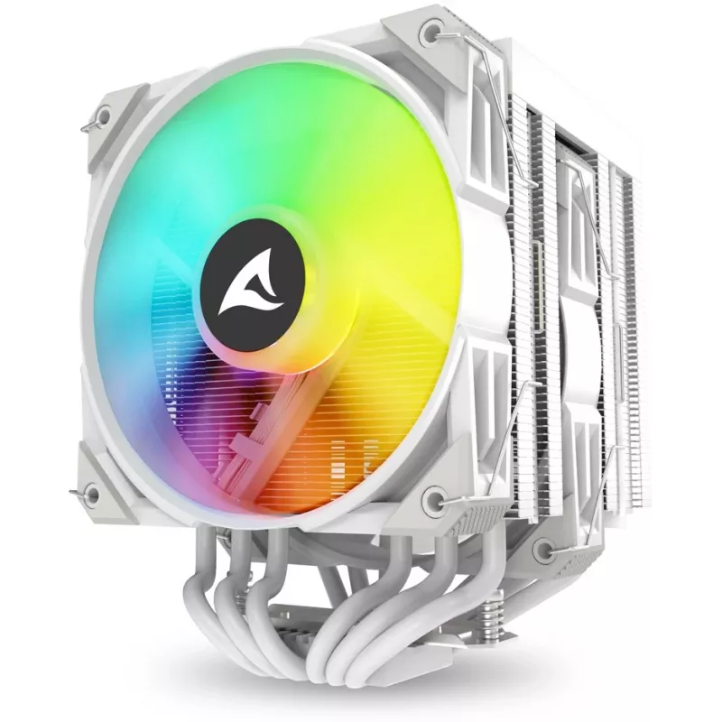 Sharkoon A60 RGB Valge Õhujahuti