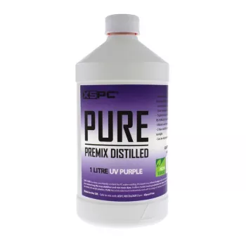 Vedelikjahutusvedelik XSPC Pure Coolant 1 L — lilla UV-reaktiivne