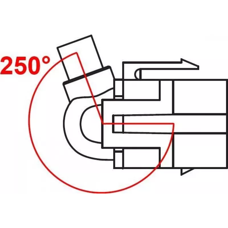 Keystone-moodul USB 5 Gbps tüüp-A emane 250° tüüp-A isasele 0,5m kaabel DeLOCK