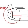 Keystone-moodul USB 5 Gbps tüüp-A emane 250° tüüp-A isasele 0,5m kaabel DeLOCK