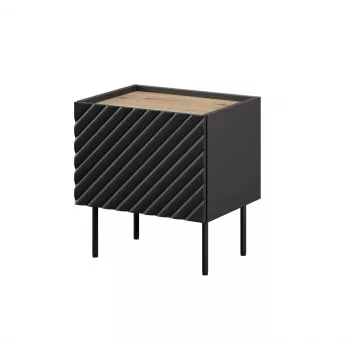 Öölaudade komplekt Cama ONDA 50x40x54 cm must MDF/puitlaastplaat 2 tk