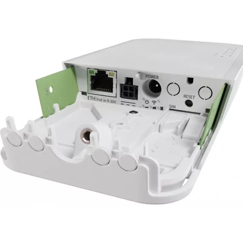 Juhtmevaba pöörduspunkt MikroTik wAP LTE kit 2024 — 2,4 GHz, 300 Mbps, IP54, PoE, SIM-pesa