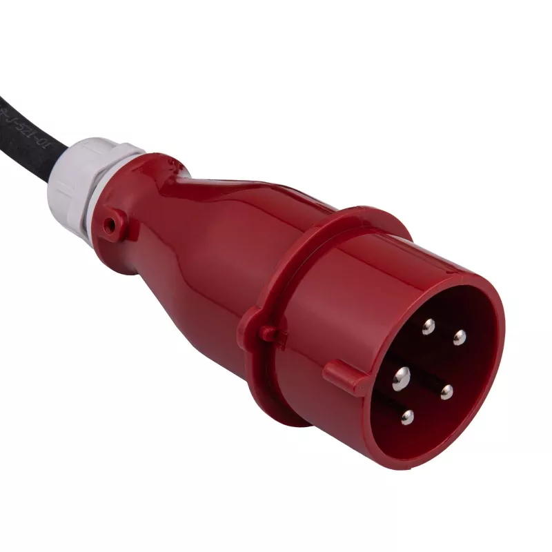 Akyga AK-EC-24 kaasaskantav elektriauto laadija, GB/T, CEE 5-kontaktiline pistik, kolmefaasiline, 32 A, 22 kW, LCD, 5 m