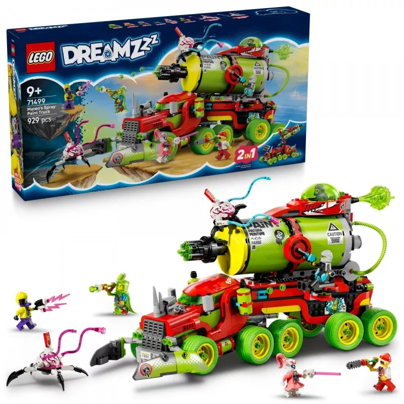 LEGO DREAMZZZ 71499 Mateo pihustusvärvitrukk