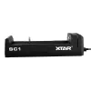 Aku laadija XTAR SC1 ühe pesaga USB‑C Li‑ion 18650 elementidele, 1-pesaline, must