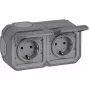 Legrand Plexo uus APWG Schuko 069742L pistikupesa 2-kohaline hall IP 44 5 (069742L)