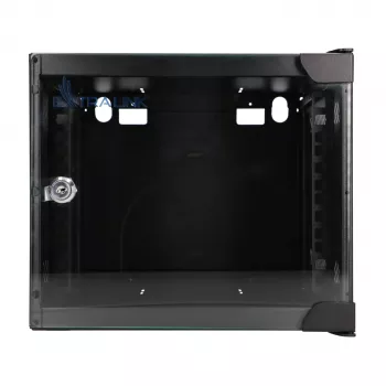 EXTRALINK LITE 4U 10 280X310 SEINALE KINNITATAV RACKIKAPP MUST