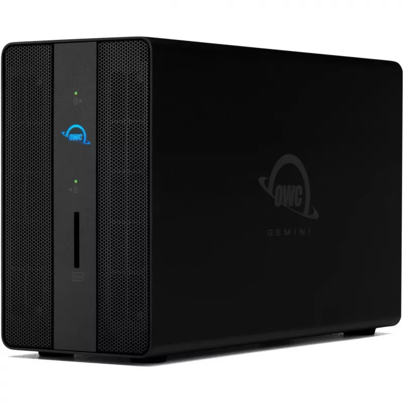 OWC Gemini Dual drive TB3 riistvaraline RAID-salvestus- ja dokkimiskorpus – Thunderbolt 3 – Thunderbolt