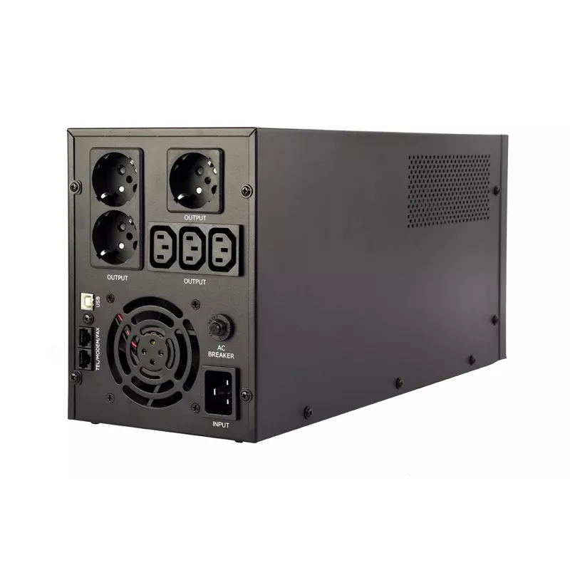 Gembird EG-UPS-036 katkematu toiteallikas (UPS) Line-Interactive 3 kVA 1800 W 6 AC-pistikupesa
