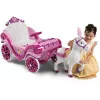Huffy Electric Disney Princess vankri ja hobusega 6 V roosa