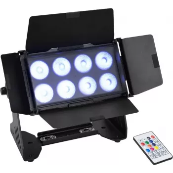 LED-pesuvalgusti EUROLITE Multiflood 41606250 8×10W RGBW — lava-/instrumentvalgustus