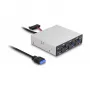 DeLOCK 64207 USB-jaotur 5000 Mbit/s Must Hall