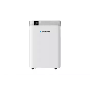 Õhukuivati BLAUPUNKT ADH601 — 2,5 l paak, 16 l/24h, 245 W, 48 dB, Wi‑Fi, kuni 20–40 m², valge