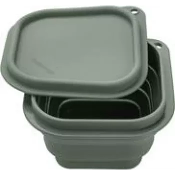Lõunasöögikonteiner Fackelmann 26926 Silikoon Roheline Hall 130mm