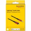 Audio kaabel DeLOCK 86587 1.5m 3.5mm Lightning Must