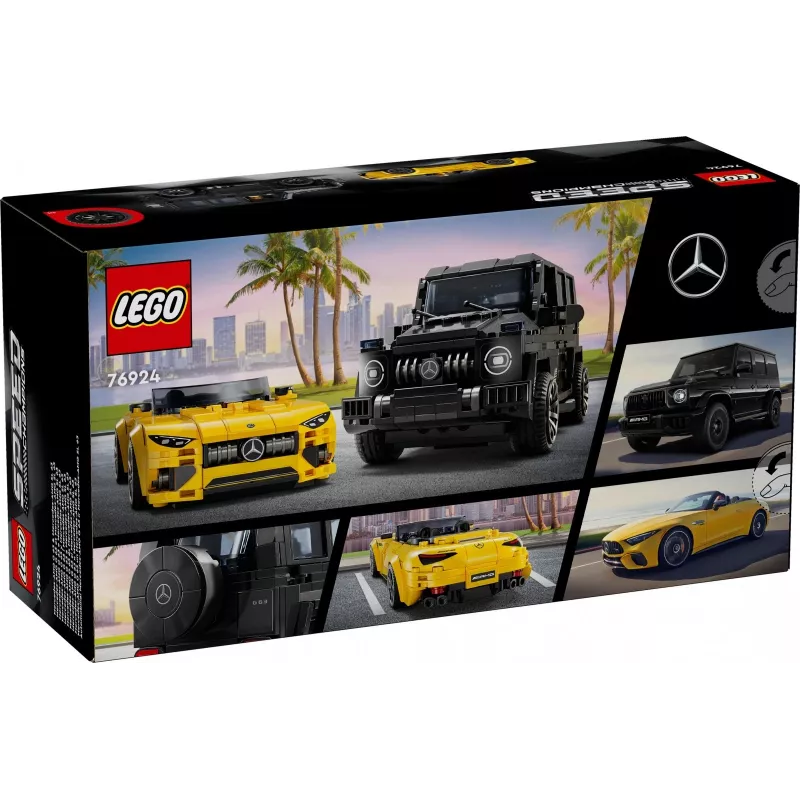 LEGO Speed Champions Mercedes-AMG G 63 ja Mercedes-AMG SL 63 76924, mitmevärviline