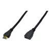 HDMI-pikenduskaabel Digitus AK-330201-020-S 2m