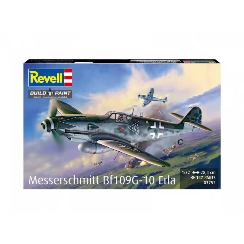 plastik model aircraft REVELL Messerschmitt Bf109G-10 Erla 1:32 scale