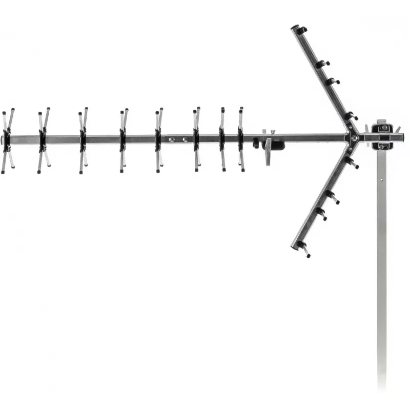 Välistingimustes kasutatav TV-antenn SENCOR SDA 611 DVB‑T2/T 12 dB 75Ω 4G LTE filtri…