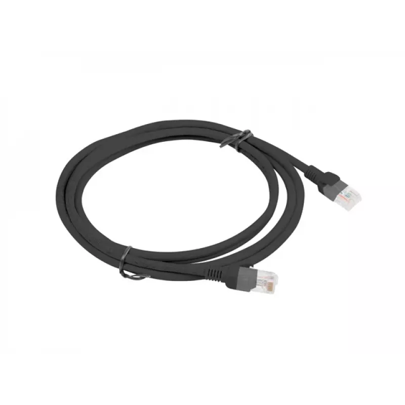 Võrgukaabel LANBERG PCU5-10CC-0200-BK RJ-45 Cat5e U/UTP 2 m Must