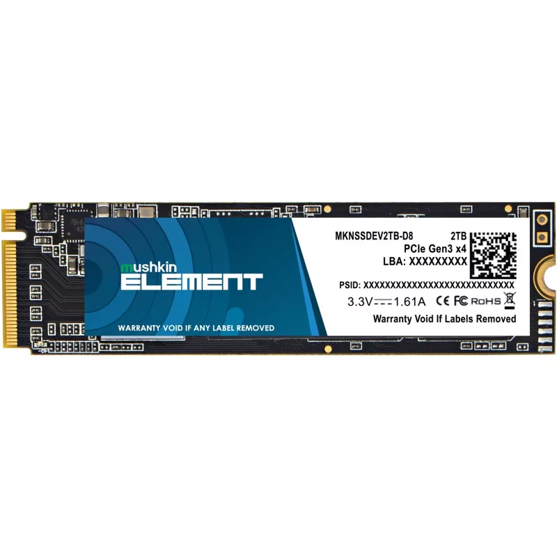 Mushkin ELEMENT - SSD - 2 TB - sisemine - M.2 2280 - PCIe 3.0 x4 (NVMe)