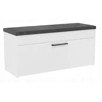 Topeshop PARMA SZAFKA BIEL shoe organizer Closed Valge